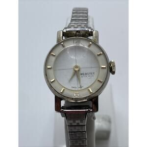 Swiss Webster 5th Ave Ladies Mechanical Watch For Parts Or Repair Starts&stops